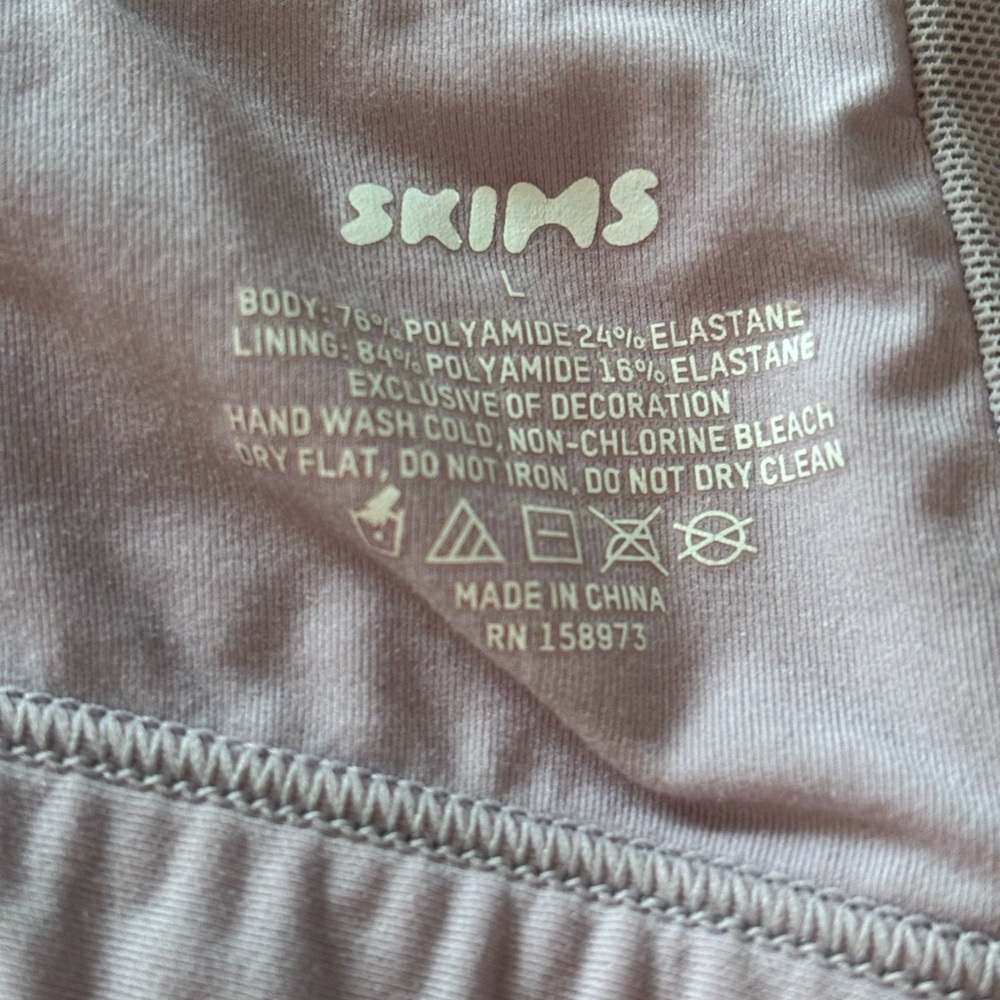 SKIMS Fits Everybody Crossover Sz L Bralette - Picture 7 of 7